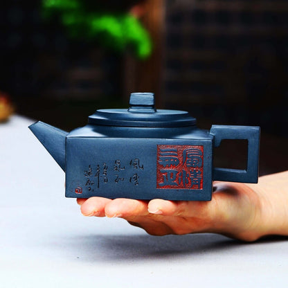Rare Original Ore Real Yixing Zisha Tianqing Clay Tea Pot Handmade Master Pot