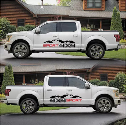 Holden Colorado Side Stripes Graphics Decals Utility 4x4 Both Sides Stickers