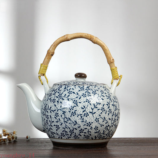 1000ml High Temperature Resistant Ceramic Teapot Filter Household Porcelain