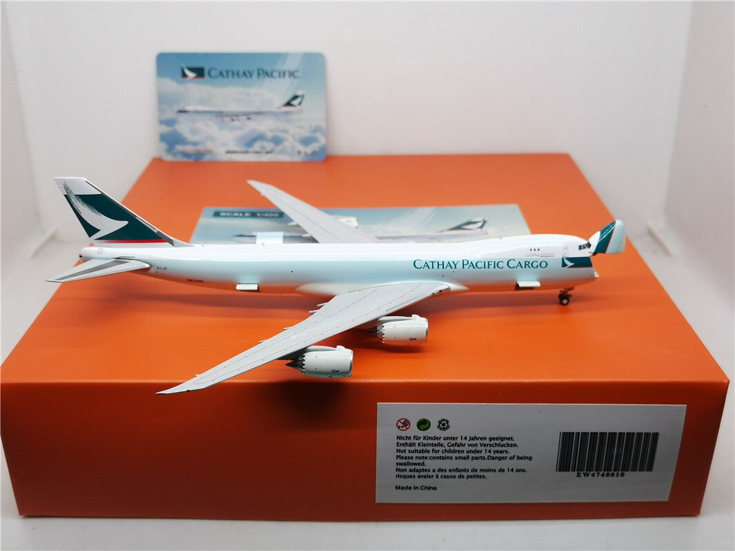 1:400 JC Wings CATHAY PACIFIC B747-8F Passenger Airplane Diecast Aircraft Model