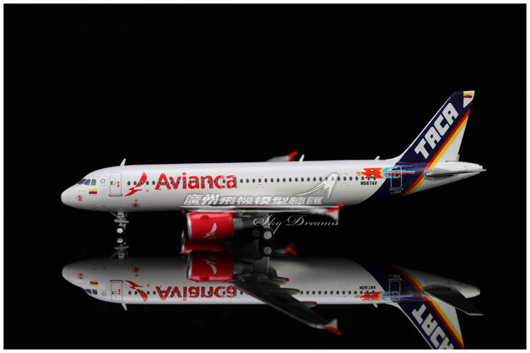 1:400 GeminiJets Avianca BOEING A320 Airplane Diecast Plane Aircraft Model