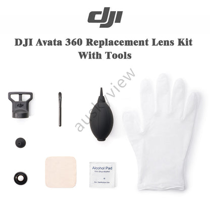 Original DJI Avata 360 Replacement Lens Kit–DIY, Tools,Cleaning,No Repair Center