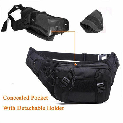Tactical Waist Bag Holster Pouch Hunting Fanny Pack Outdoor Camping Equipment