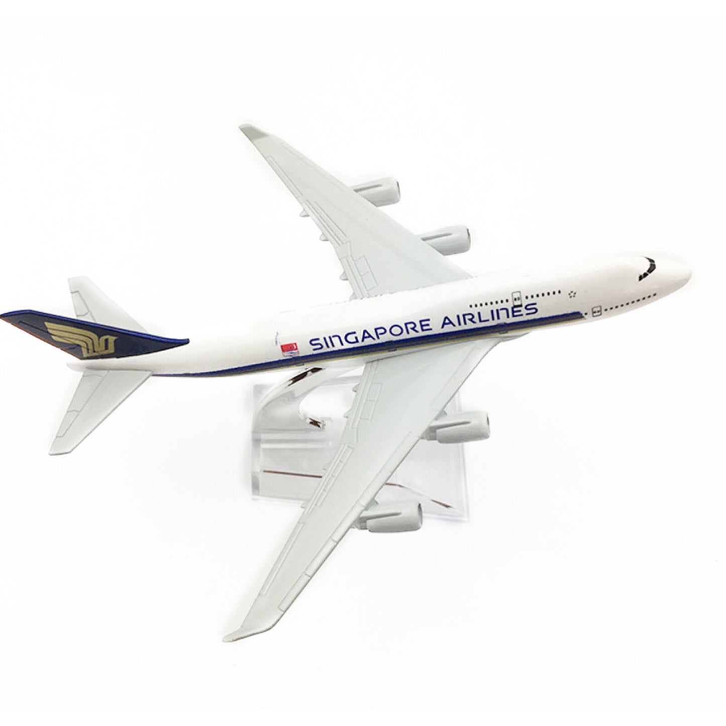 16cm 747Singapore Airlines For Boeing747 Civil Airliner 1/400 Aircraft Model