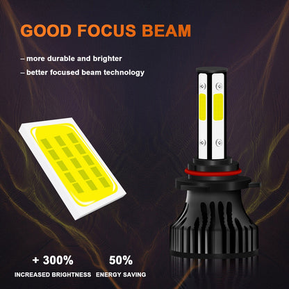 New For Chevy Silverado 1500 2500 HD 03-05 06 LED Headlights Fog Lights Bulbs