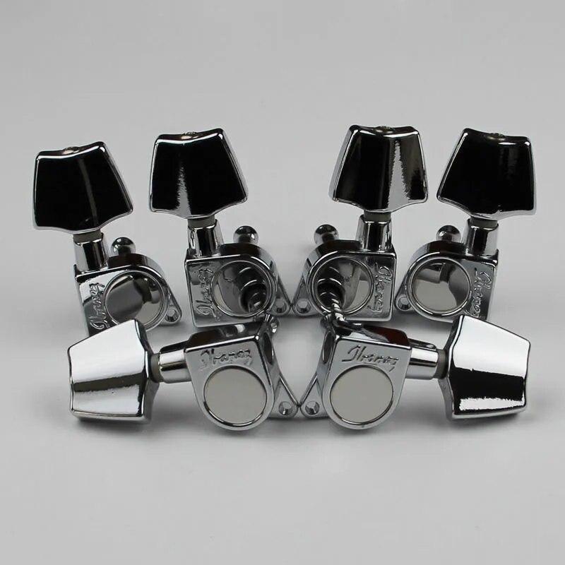 Chrome 3R3L Ibanez Guitar Machine Heads Tuning Pegs