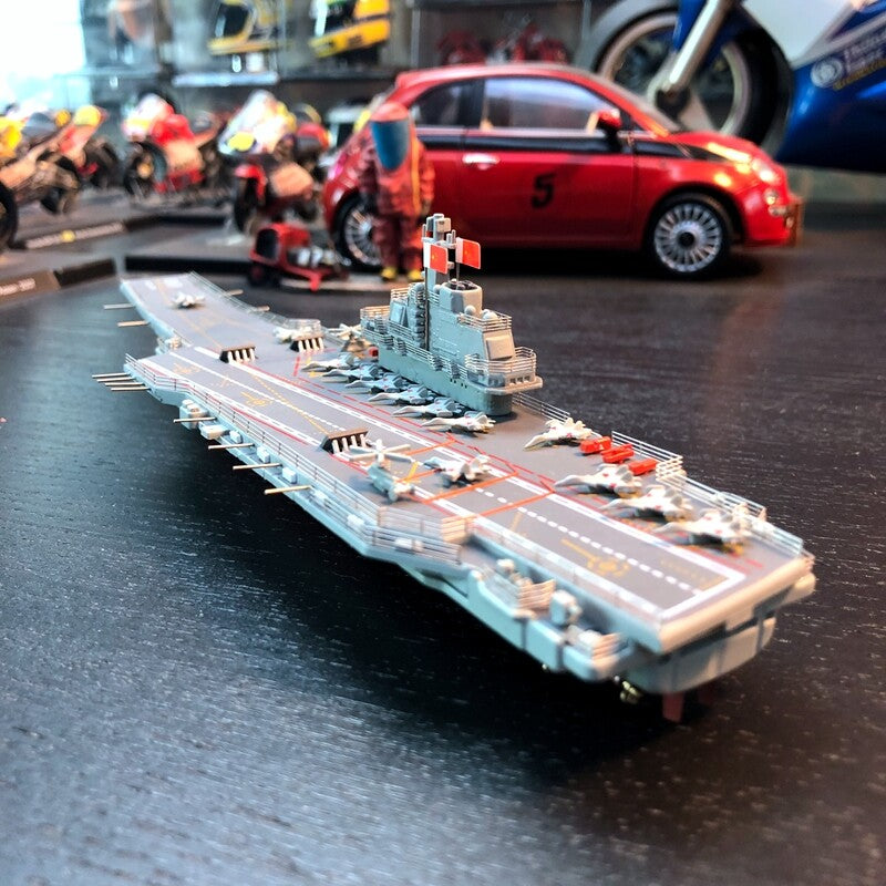 1:1500 China Liaoning Aircraft Carrier Model Alloy Aircraft Carrier Model