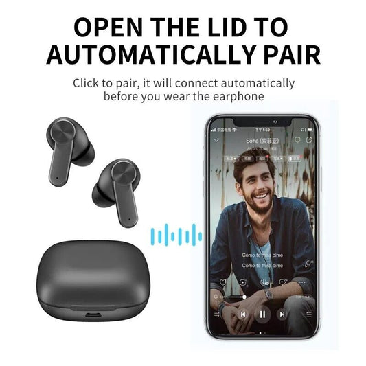 Bluetooth Earbuds Wireless Headphones LED Display Noise Cancelling Premium Sound