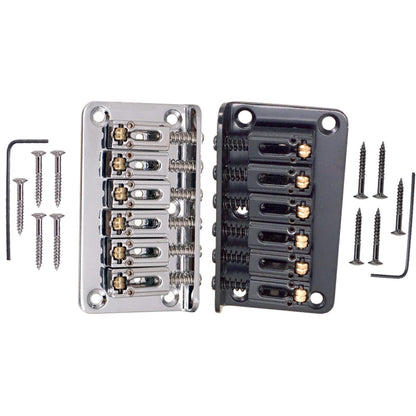78mm Hardtail Guitar Bridge Body Through for 6 String Electric Guitar Parts