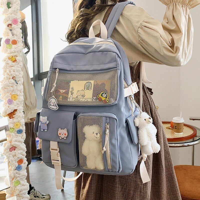 Large Capacity Backpacks Students Bag Waterproof School Traveling Bag 32*13*43CM