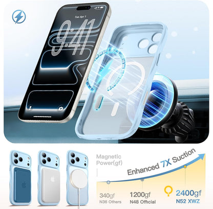 For Iphone 17 Pro Max Case for Women Girls,【Compatible with Magsafe】,【Camera Con