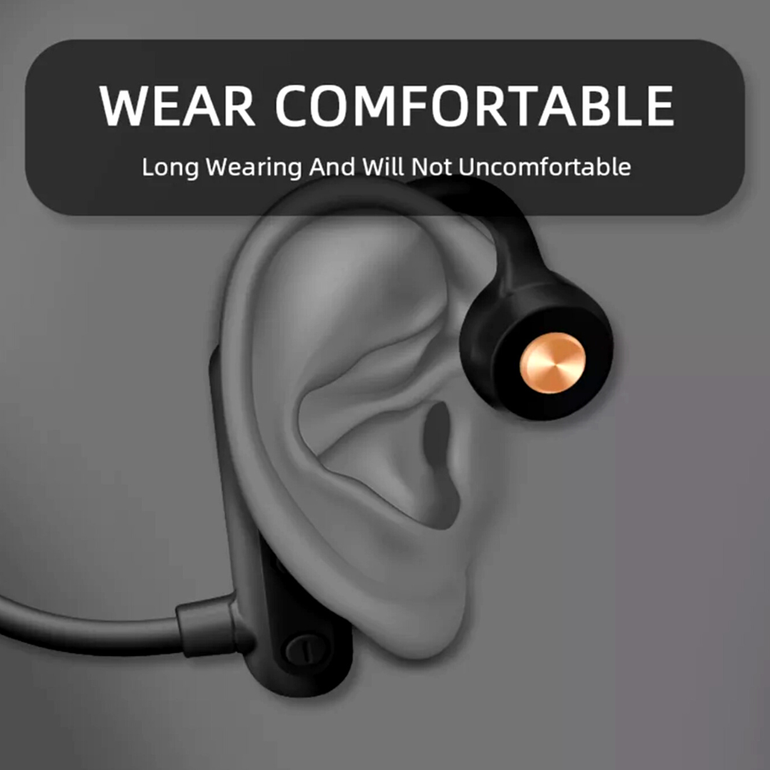 Bone Conduction Headset Wireless Outdoor Sport Open Ear Headphones Bluetooth US