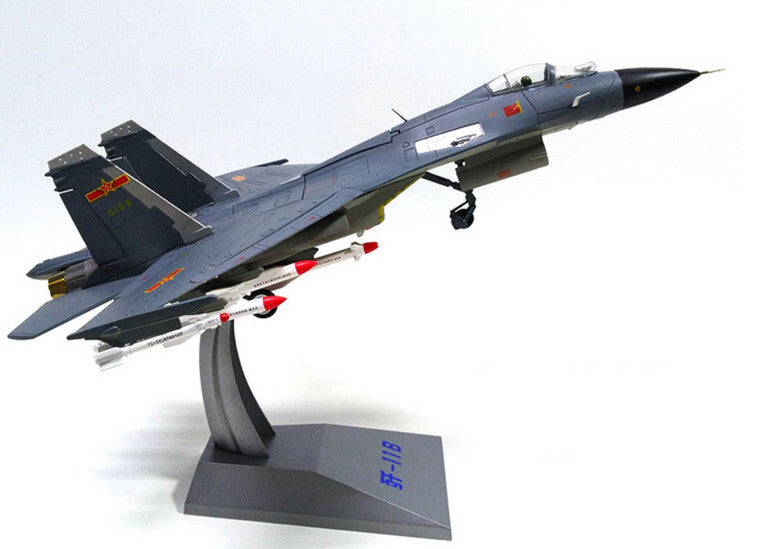1:48 45CM Chese Heavy Fighter J-11B Airplane Diecast Military Aircraft Model
