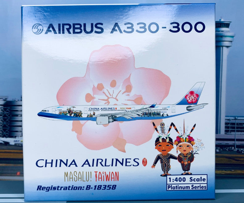 1:400 Phoenix CHINA AIRLINES AIRBUS A330-300 Passenger Airplane Diecast Model