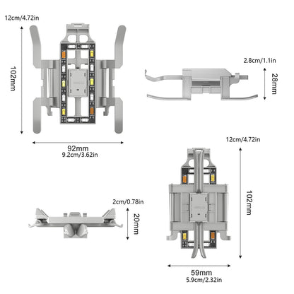 LED Flashing Light Landing Gear Heightening TripodFor DJI Mini 3 PRO Drone