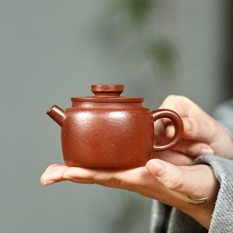 Dezhong Pot Marked Ball Shaped Infuser Holes Real Yixing Zisha Clay Teapot 170ml