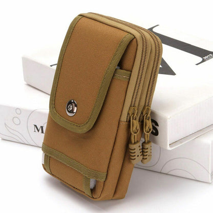 Oxford Cloth Outdoor Tactical Bag Mobile Phone Waist Belt Pack Pouch Hunting 70g