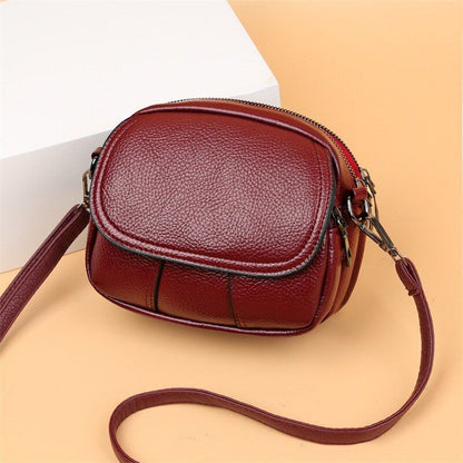 Autumn Fashion Shell Bag Synthetic Leather Shoulder Purse Elegant Luxury Travel