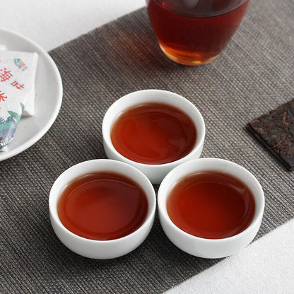 500G Yunnan Pu'er Tea Menghai Flavor Small Square Brick 8g Ripe Tea