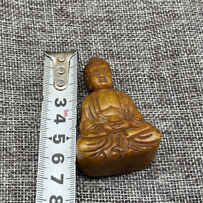 Chinese Antique Han Dynasty Old Hsiuyen Jade Buddha sculpture Jade Pendant