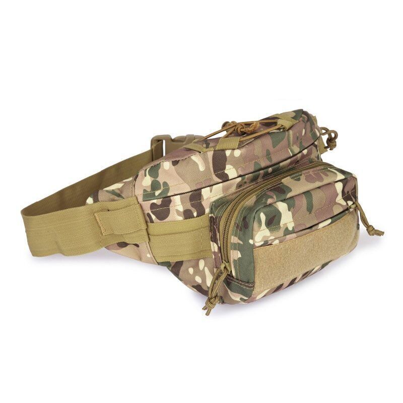 Tactical Men Waist Pack Nylon Hiking Pocket Pouch Outdoor Sport Army Belt Bag