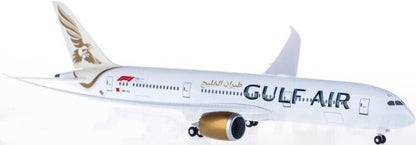 1:200 31CM Hogan GULF AIR BOEING 787-9 Passenger Airplane ABS Plastic Model