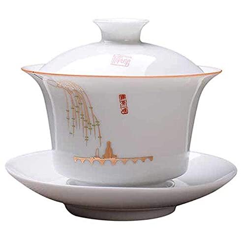 Gaiwan Tea Set Travel Ceramic Tea Set Kung Fu Tea Set Porcelain Gaiwan Cup