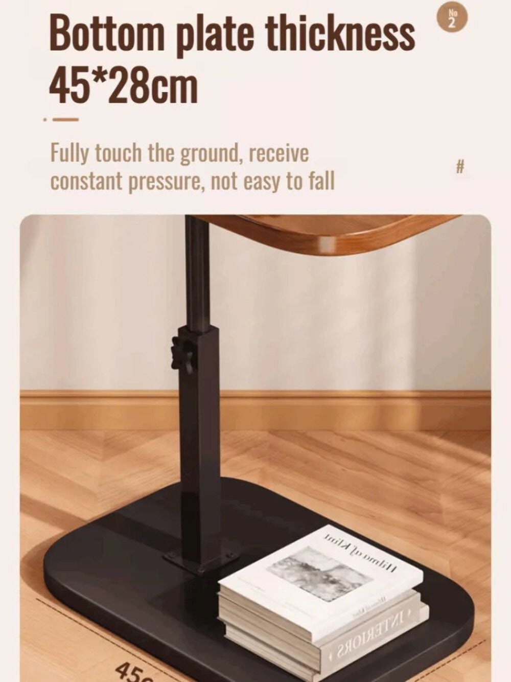 Portable Laptop Desk Side Table for Bedroom & Living Room