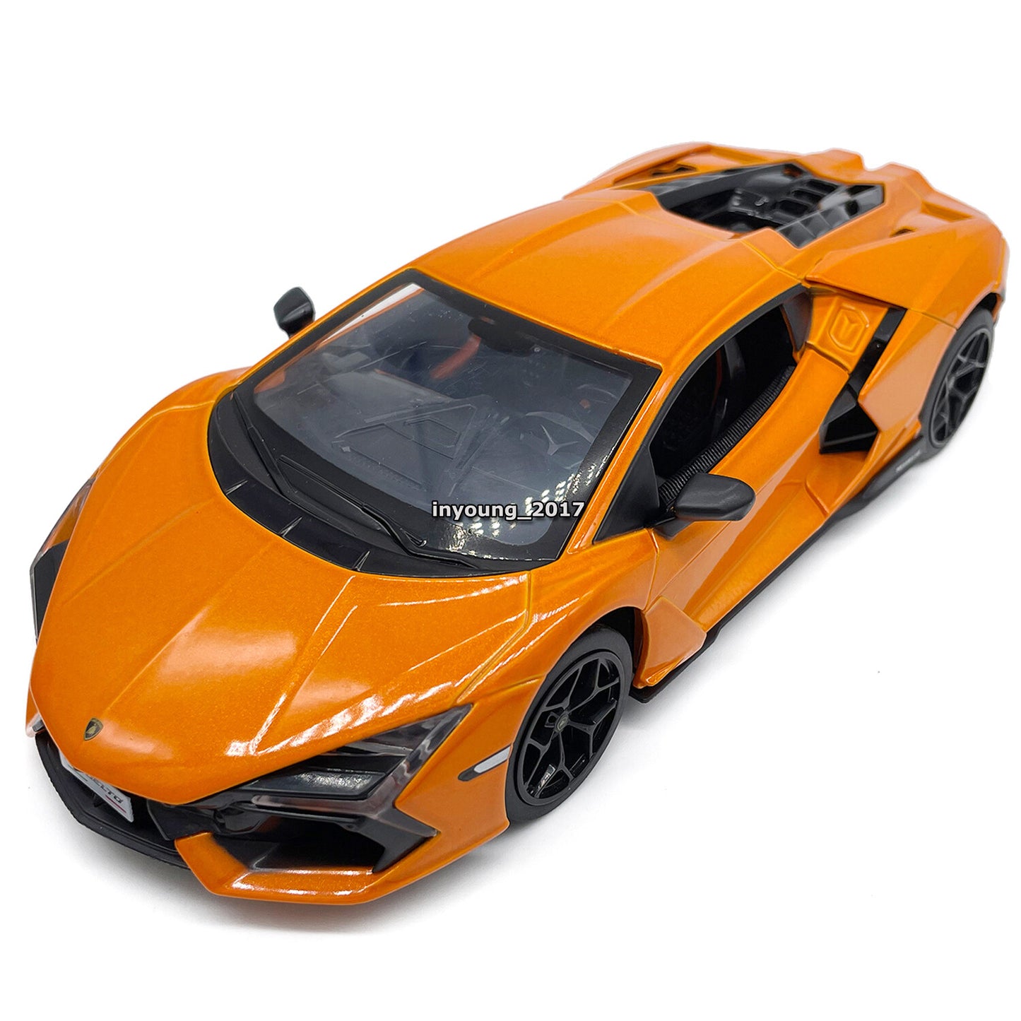1/24 Lamborghini Revuelto Model Car Diecast Toy Vehicle Collectible Kids Orange