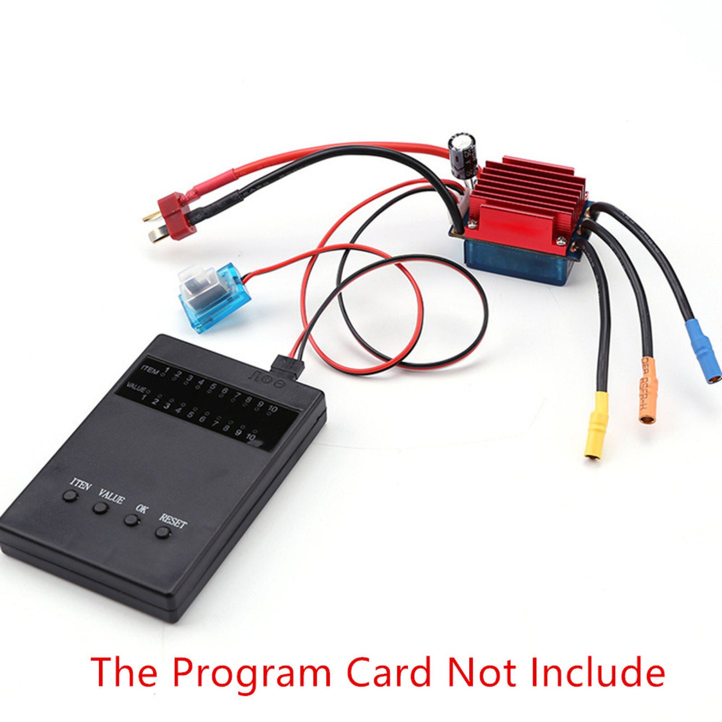 35A Brushless ESC Waterproof Speed Controller for 1/16 1/18 RC Car Truck Model