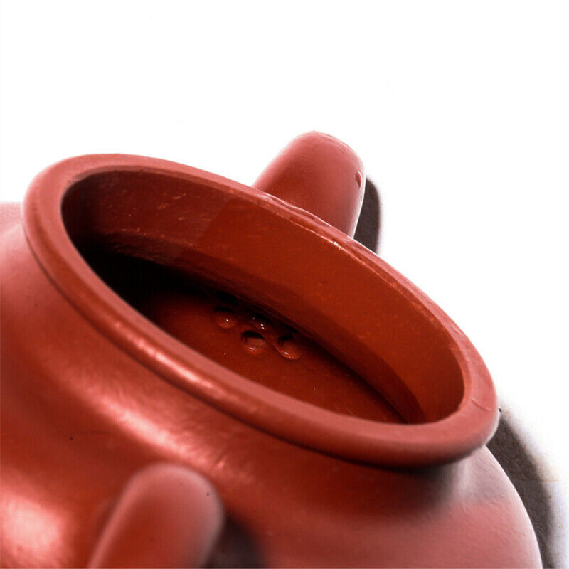 3.4oz Handmade Tea Pot Marked Zisha Dahongpao Clay With Infuser Holes China Pot