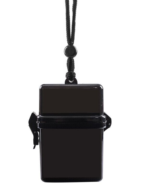 Cigarettes Box Holders Transparent Tobacco Case W/ Chain Ins Acrylic 72x29x112mm