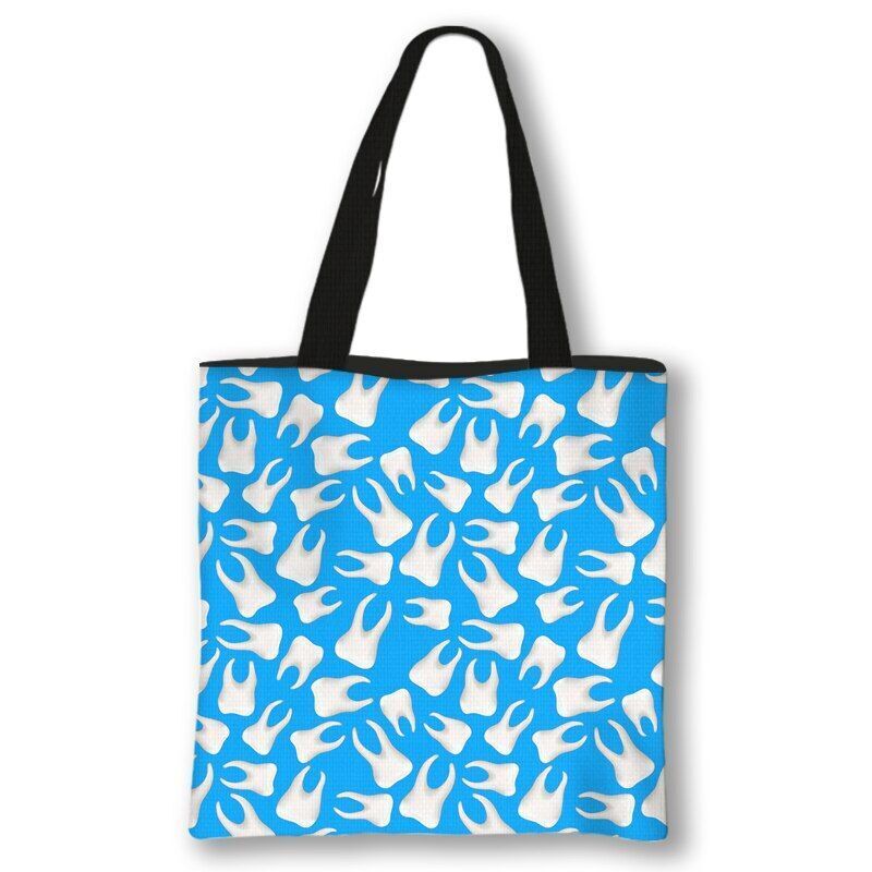 Handbag Casual Tote Bag Shoulder Purse Travelling Storage Pouch Polyester Print