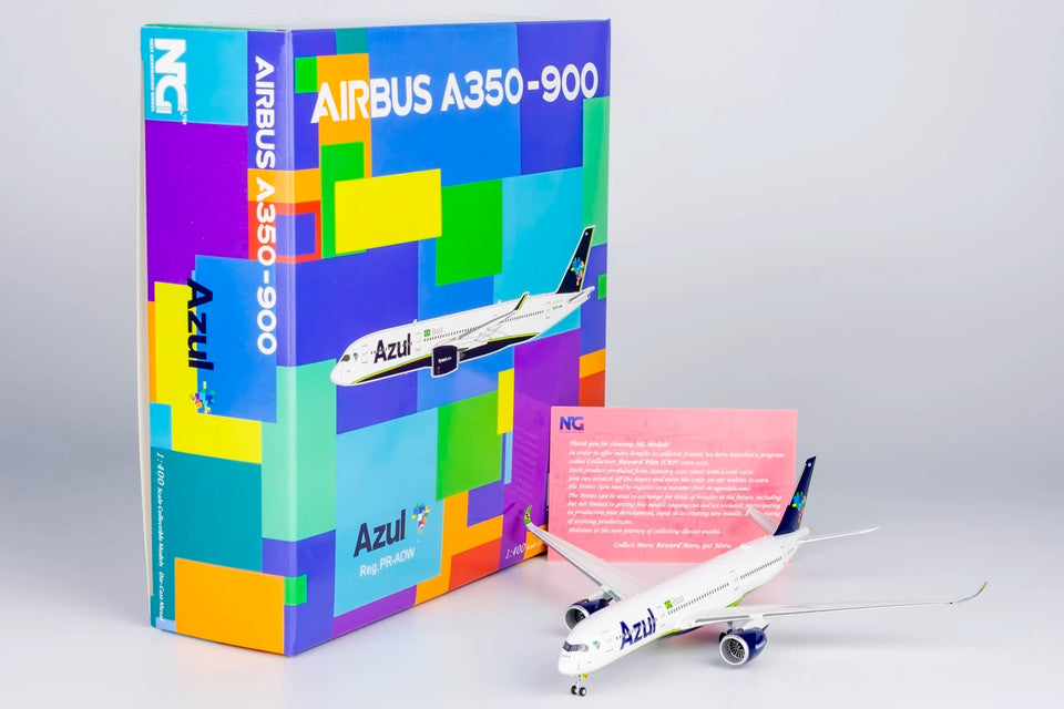 1:400 NG Model Azul AIRBUS A350-900 Passenger Airplane Diecast Aircraft Model