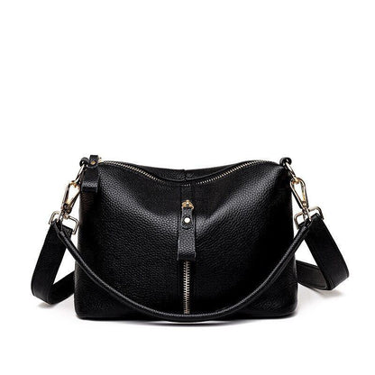 Luxury Handbag Genuine Leather Vintage Tote Shoulder Messenger Purse 25*18*10 CM