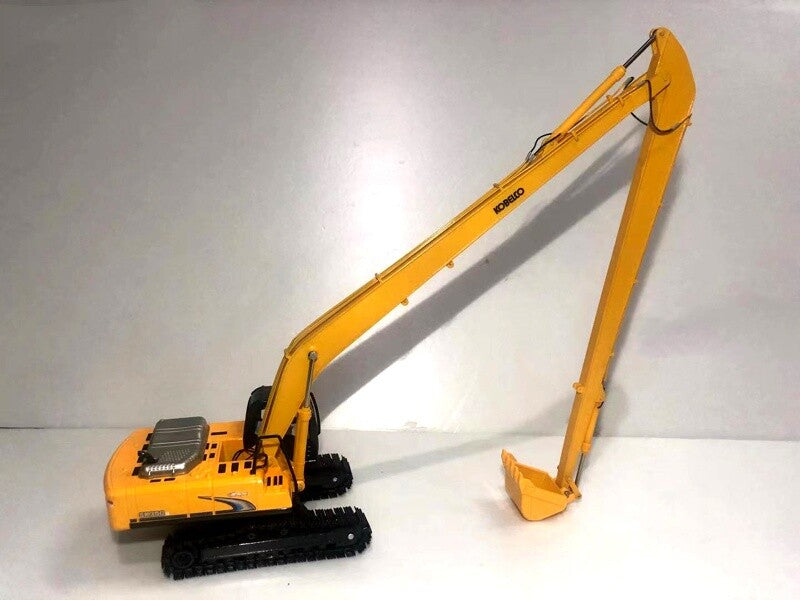 1:50 KOBELCO SK350-8 Extended Arm Excavator Construct Equipment Diecast Model