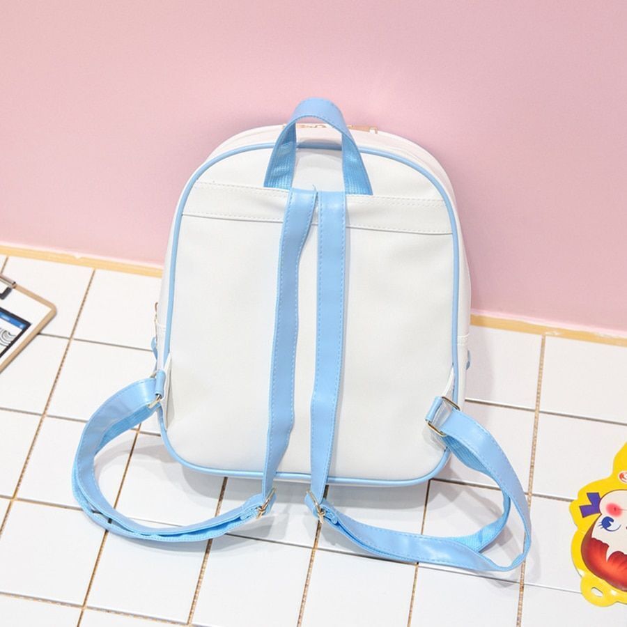 Clear Transparent Backpacks School Bag Bookbag 27*31*10 CM Blue Purple Black 1PC