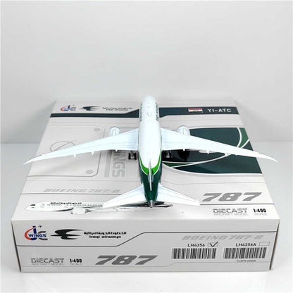 1:400 JC Wings Iraqi Airways BOEING B787-8 Passenger Airplane Diecast Model