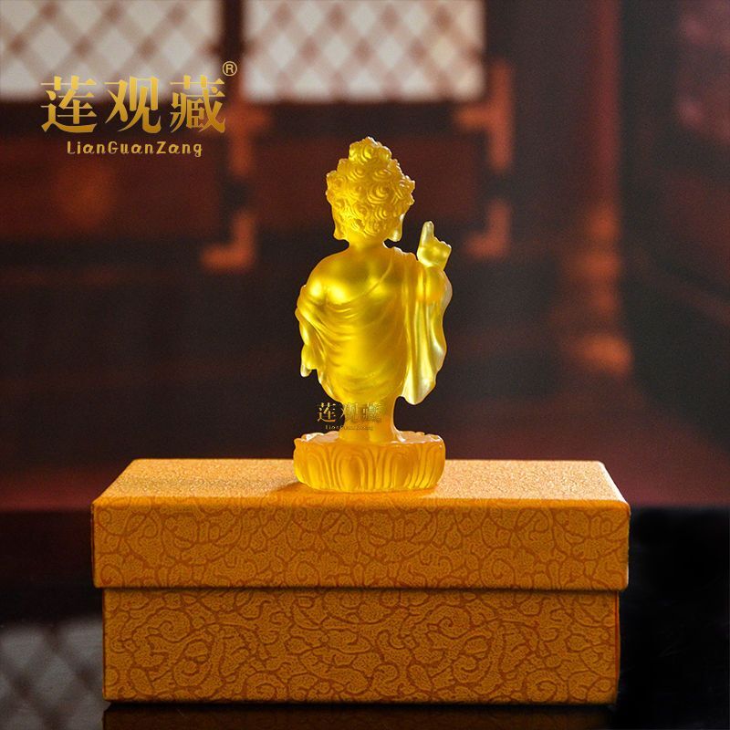 Buddha Statue of Buddha, Prince Buddha, Water Colored Glaze Bathing Buddha