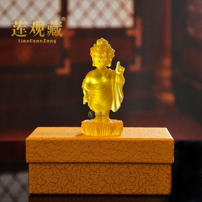 Buddha Statue of Buddha, Prince Buddha, Water Colored Glaze Bathing Buddha