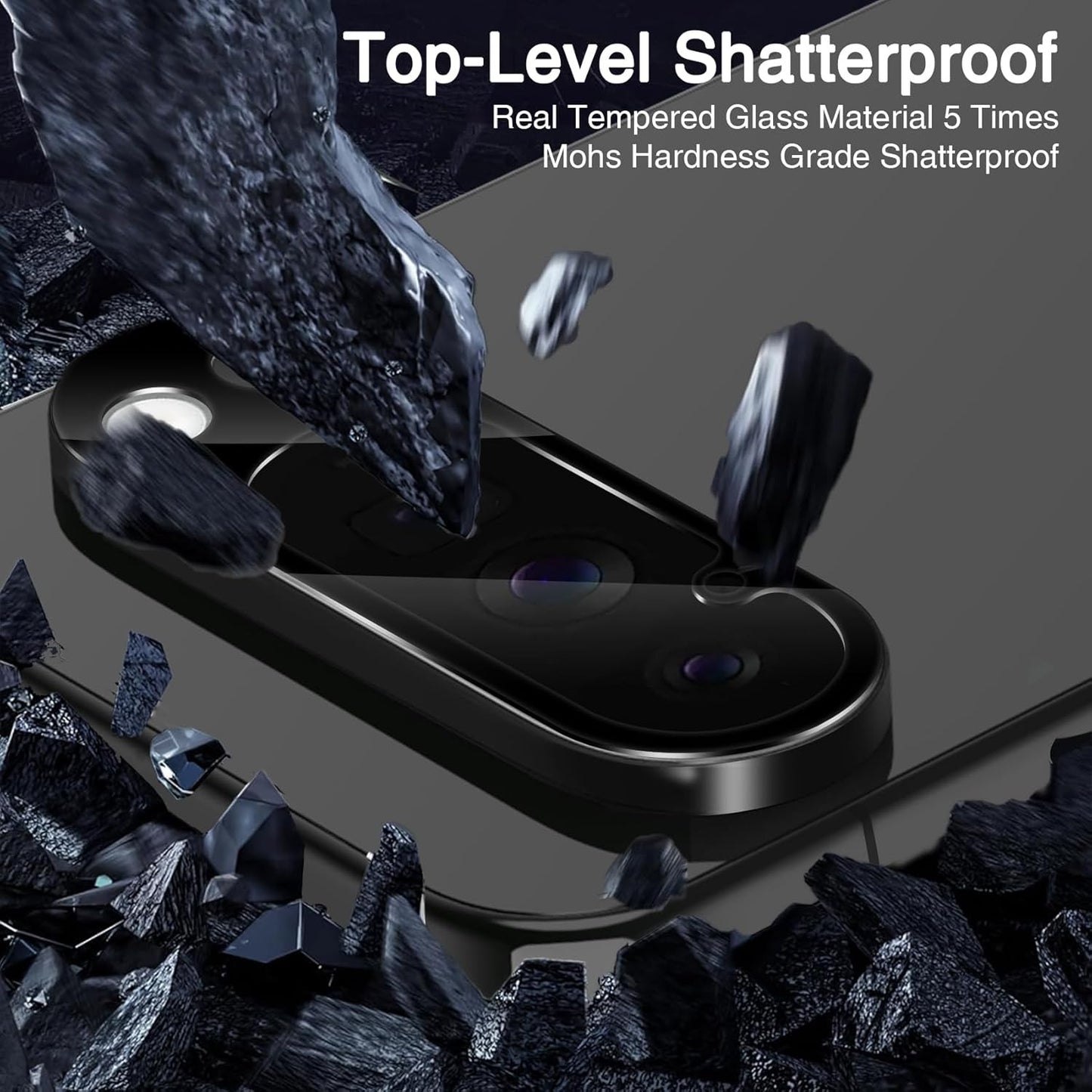 4 Pack Tempered Glass Camera Lens Protector for Google Pixel 10 Pro, 9H Hardness