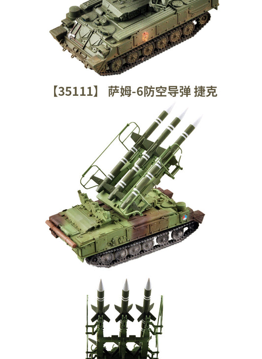 1/72 Soviet Sam-6 Anti-Aircraft Missile Vehicle Sam 6 Model Collection Czech