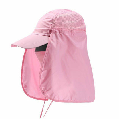 Outdoor Sun Hat UV Protection Ear Flap Neck Cover Fishing Hunting Hiking Leisure