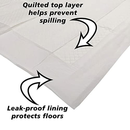 25 Count X-Large Leak-Proof Pee Pads with Attractant Scent for Potty Training