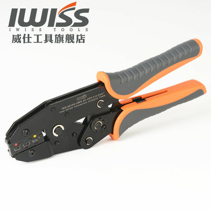 IWISS IWS-2210H AWG22-10 0.5-6.0mm2 Heat Shrink Connectors Crimping Tool Crimper