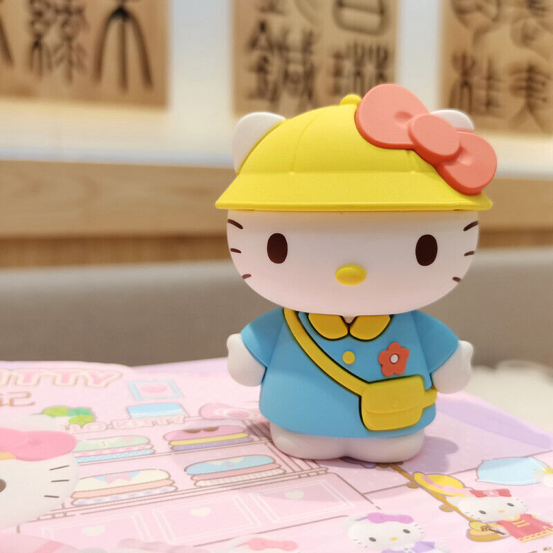 Genuine Sanrio Miniso Hellokitty Toy Figure Doll Cute Cat Decoration