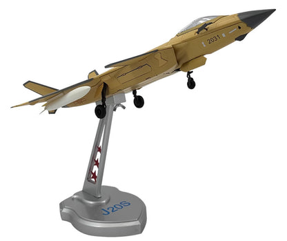 46CM 1:45 J-20S Stealth Fighter Jet Airplane Diecast Military Aircraft Model