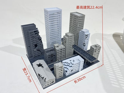 1/300 Building Model City Street House Scene Display Model