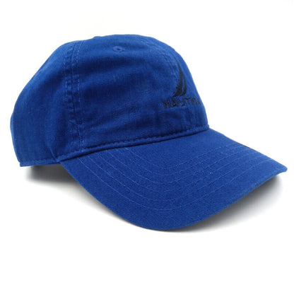 Nautica Hat Rare Tennis Driving Sport Baseball Cap Royal Blue Adjustable New