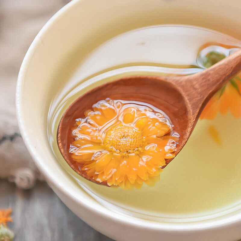 Natural calendula Officinalis herbal tea-